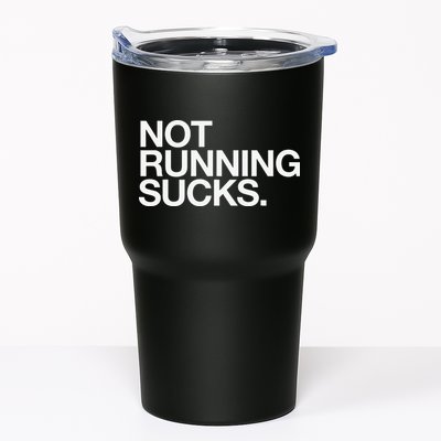 NOT RUNNING SUCKS Funny Runner Jogging Jogger Fitness Race Tumbler