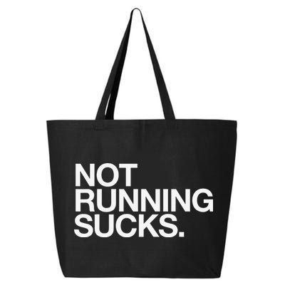 NOT RUNNING SUCKS Funny Runner Jogging Jogger Fitness Race 25L Jumbo Tote