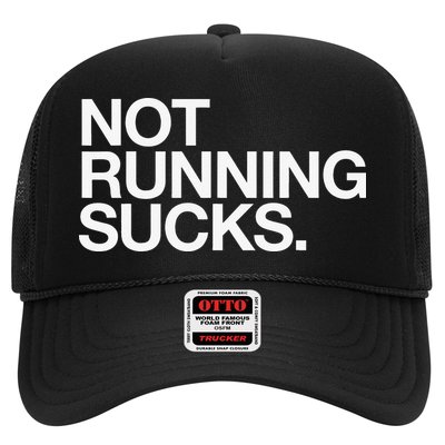 NOT RUNNING SUCKS Funny Runner Jogging Jogger Fitness Race Trucker Hat