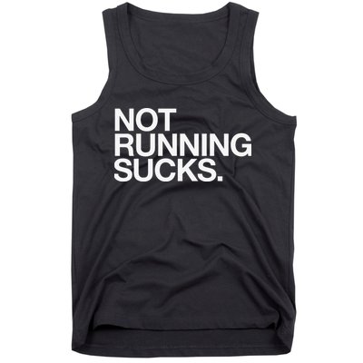 NOT RUNNING SUCKS Funny Runner Jogging Jogger Fitness Race Tank Top