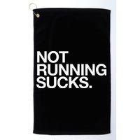 NOT RUNNING SUCKS Funny Runner Jogging Jogger Fitness Race Golf Towel