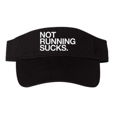 NOT RUNNING SUCKS Funny Runner Jogging Jogger Fitness Race Valucap Bio-Washed Visor