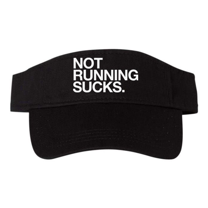 NOT RUNNING SUCKS Funny Runner Jogging Jogger Fitness Race Visor