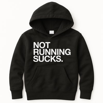 NOT RUNNING SUCKS Funny Runner Jogging Jogger Fitness Race Kids Hoodie