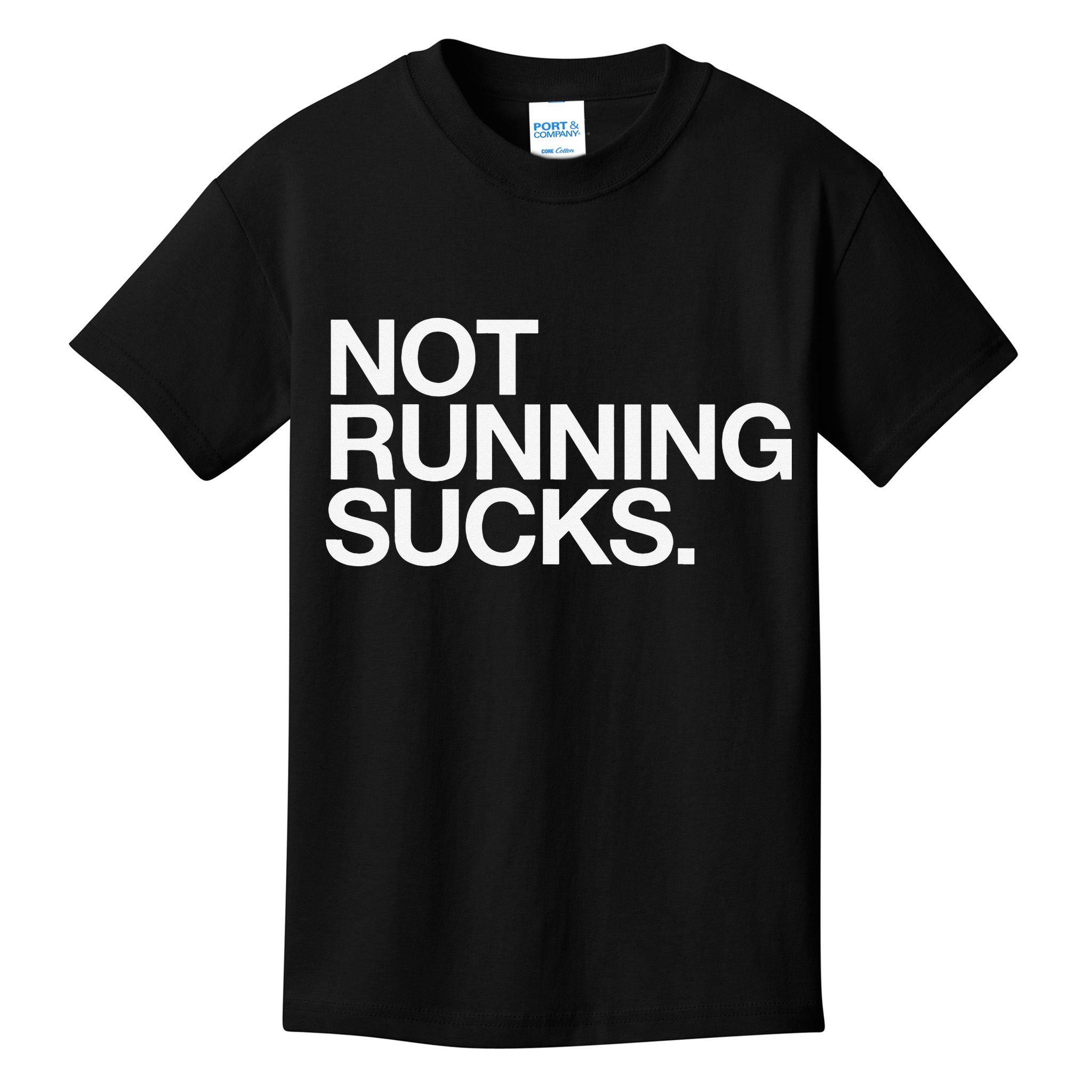 NOT RUNNING SUCKS Funny Runner Jogging Jogger Fitness Race Kids T-Shirt