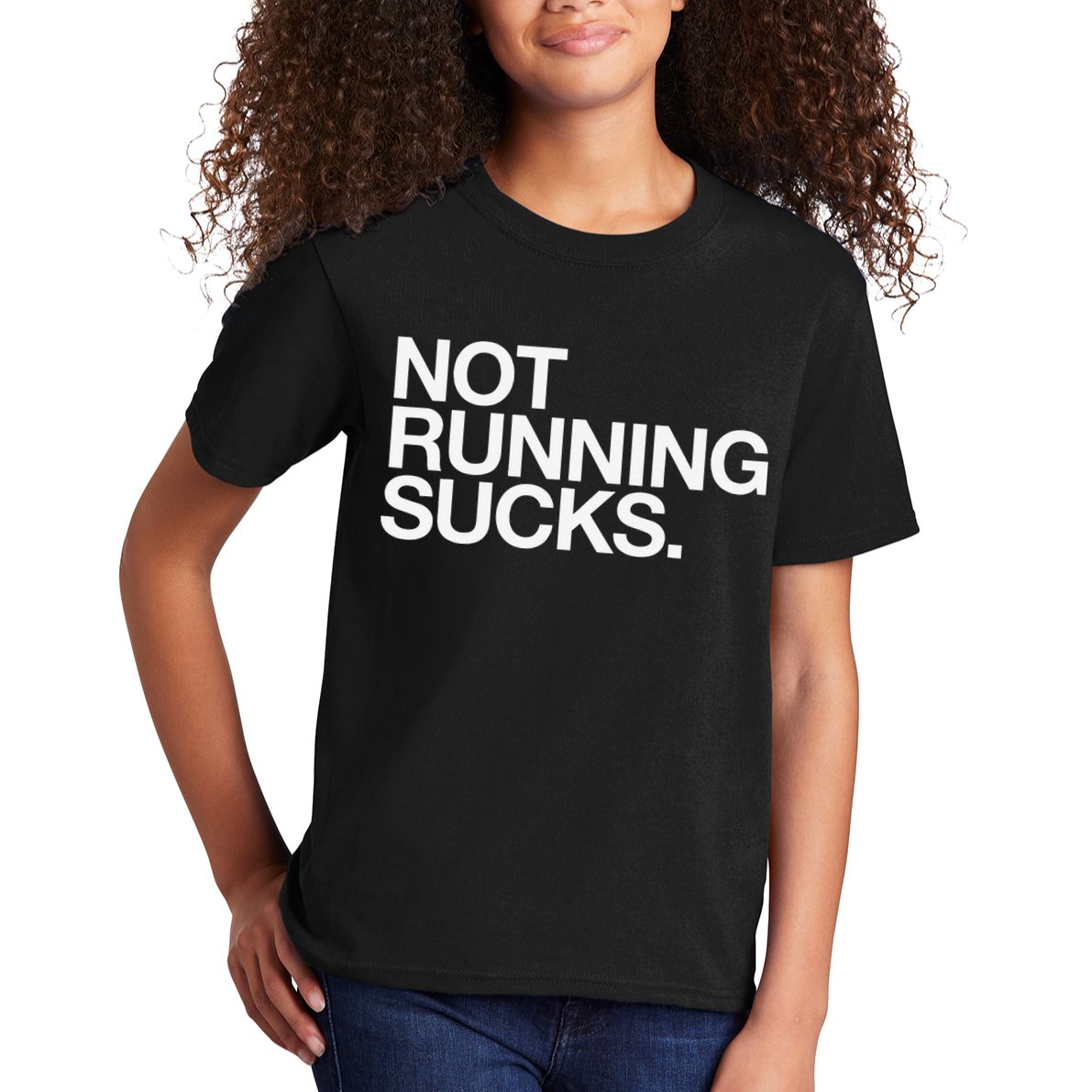 NOT RUNNING SUCKS Funny Runner Jogging Jogger Fitness Race Kids T-Shirt