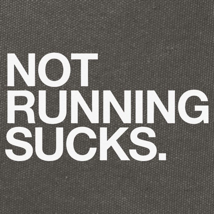 NOT RUNNING SUCKS Funny Runner Jogging Jogger Fitness Race Cotton Canvas Backpack