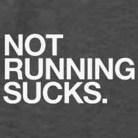 NOT RUNNING SUCKS Funny Runner Jogging Jogger Fitness Race Vector Backpack