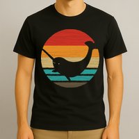 Narwhal Retro Style Vintage T-Shirt