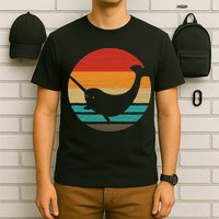 Narwhal Retro Style Vintage T-Shirt