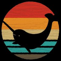 Narwhal Retro Style Vintage T-Shirt