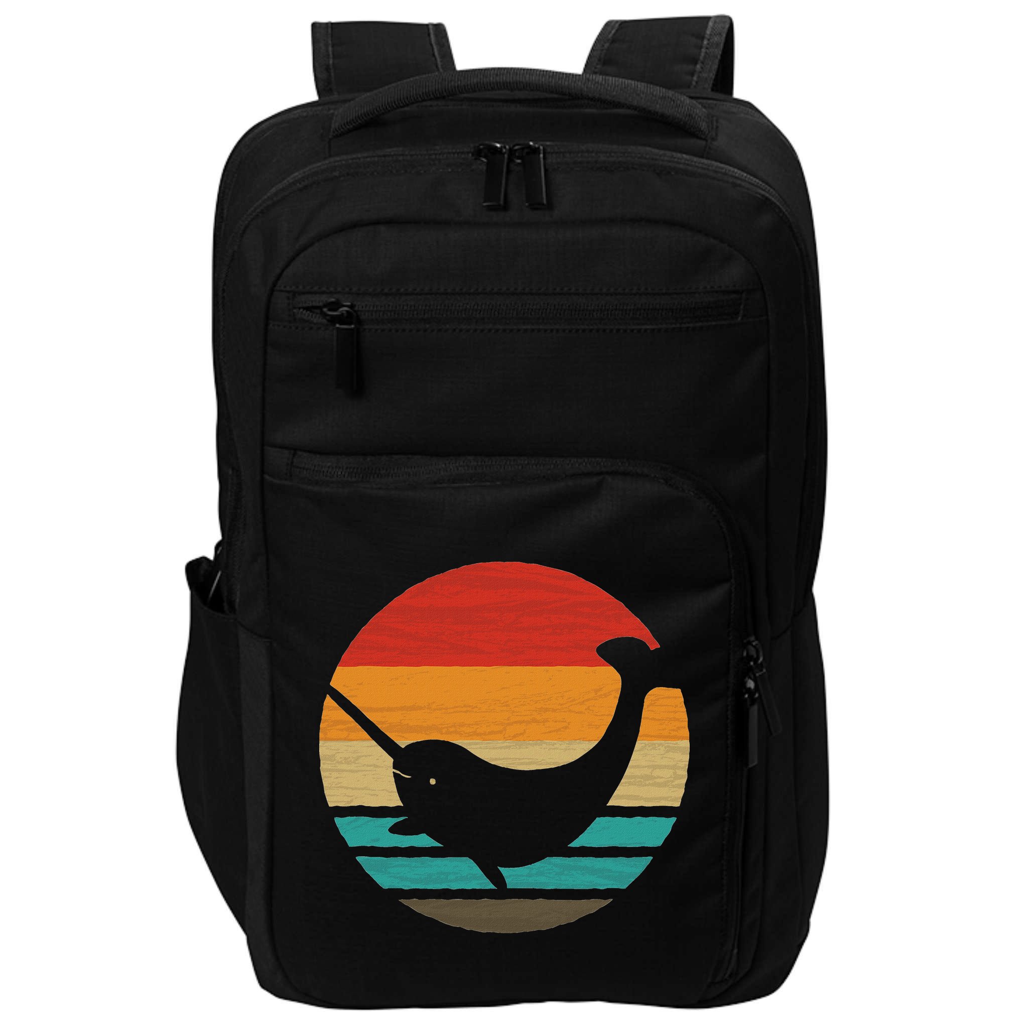 Narwhal Retro Style Vintage Impact Tech Backpack