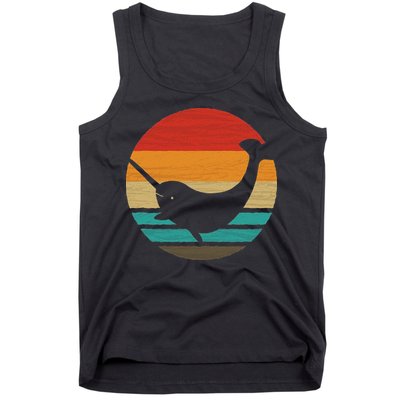 Narwhal Retro Style Vintage Tank Top