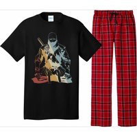 Ninja Retro Style Vintage Pajama Set