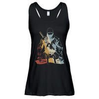 Ninja Retro Style Vintage Ladies Essential Flowy Tank