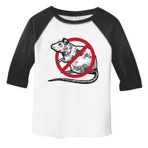 No Rat Sign Stop Snitching Pest Control Cool Novelty Funny Gift Funny Gift Toddler Fine Jersey T-Shirt