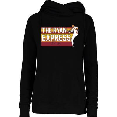 Nolan Ryan The Ryan Express Houston Womens Funnel Neck Pullover Hood