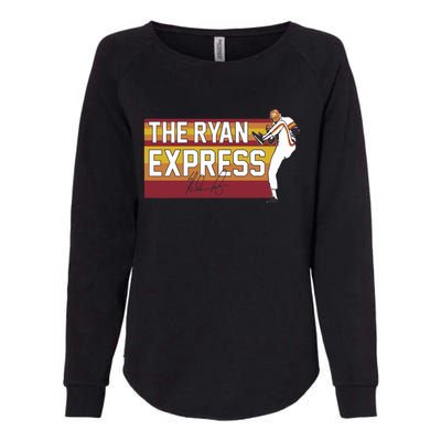 Nolan Ryan The Ryan Express Houston Womens California Wash Sweatshirt