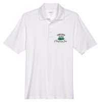 Nurse Respiratory Therapist Christmas RT Xmas Trees ICU RRT Men's Origin Performance Pique Polo