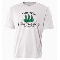 Nurse Respiratory Therapist Christmas RT Xmas Trees ICU RRT Cooling Performance Crew T-Shirt