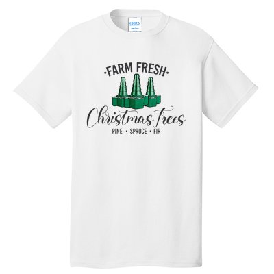 Nurse Respiratory Therapist Christmas RT Xmas Trees ICU RRT Tall T-Shirt