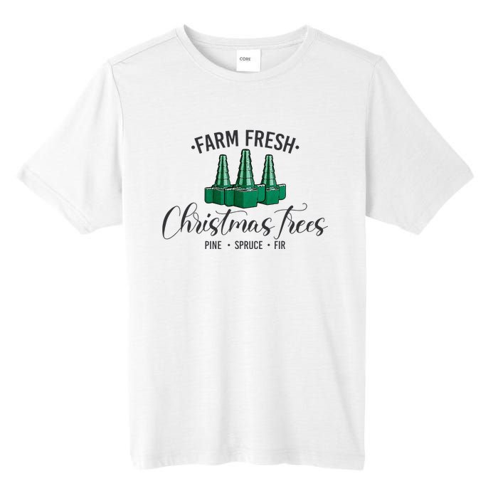 Nurse Respiratory Therapist Christmas RT Xmas Trees ICU RRT Tall Fusion ChromaSoft Performance T-Shirt