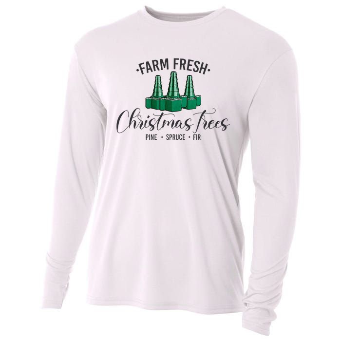 Nurse Respiratory Therapist Christmas RT Xmas Trees ICU RRT Cooling Performance Long Sleeve Crew