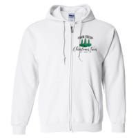 Nurse Respiratory Therapist Christmas RT Xmas Trees ICU RRT Full Zip Hoodie