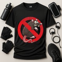 No Rats Union Pest Control Rat Sign Gag No Rats Allowed Cooling Performance Crew T-Shirt