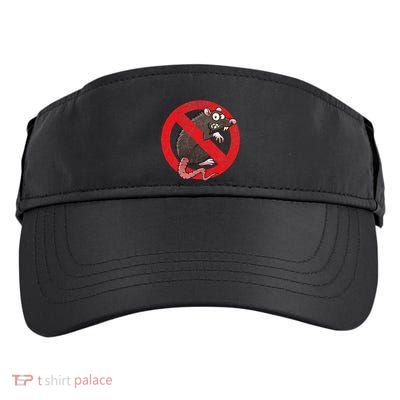 No Rats Union Pest Control Rat Sign Gag No Rats Allowed Adult Drive Performance Visor