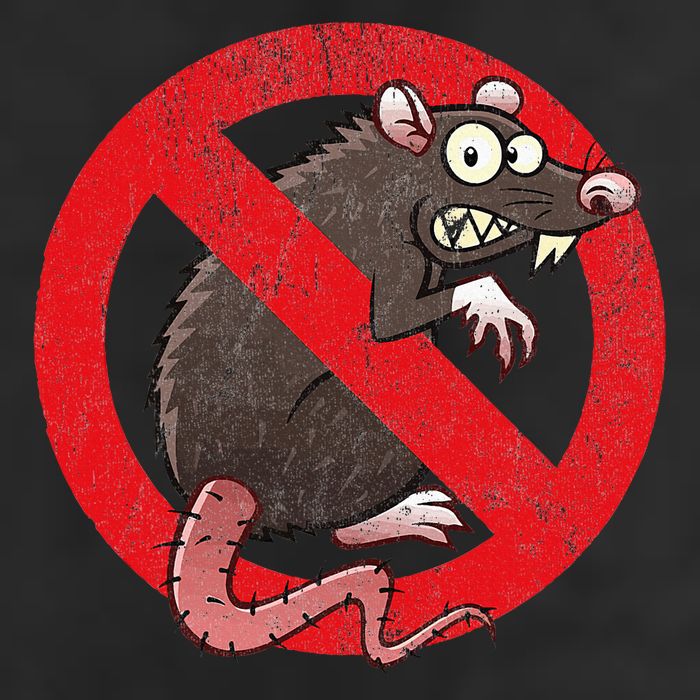 No Rats Union Pest Control Rat Sign Gag No Rats Allowed Golf Towel