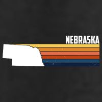 Nebraska Retro United States 7 Panel Mesh Trucker Snapback Hat