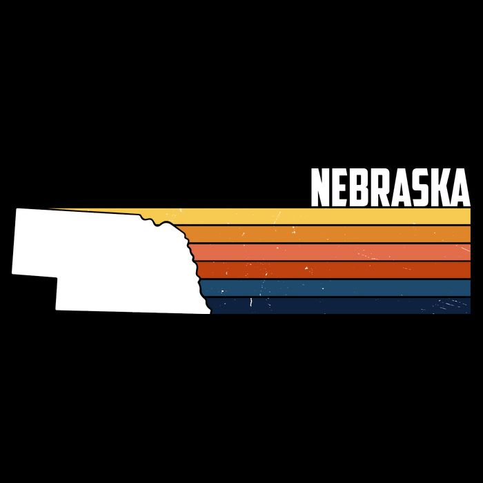 Nebraska Retro United States Bag