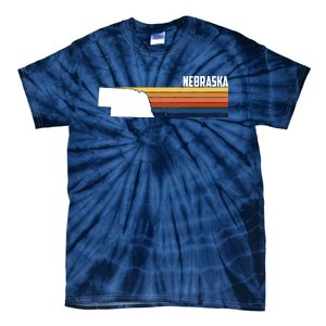 Nebraska Retro United States Tie-Dye T-Shirt