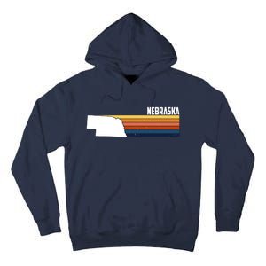 Nebraska Retro United States Tall Hoodie