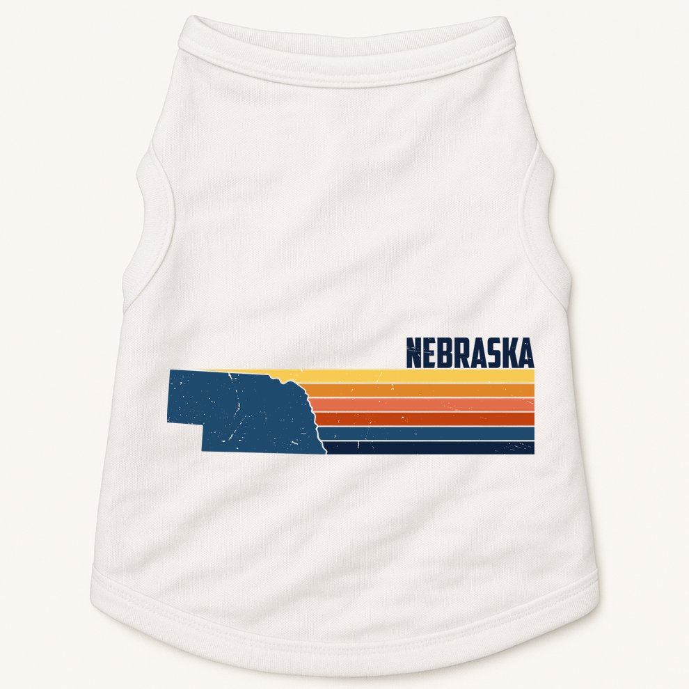 Nebraska Retro United States Doggie Tank