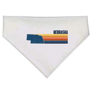 Nebraska Retro United States USA-Made Doggie Bandana