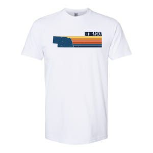 Nebraska Retro United States Softstyle CVC T-Shirt