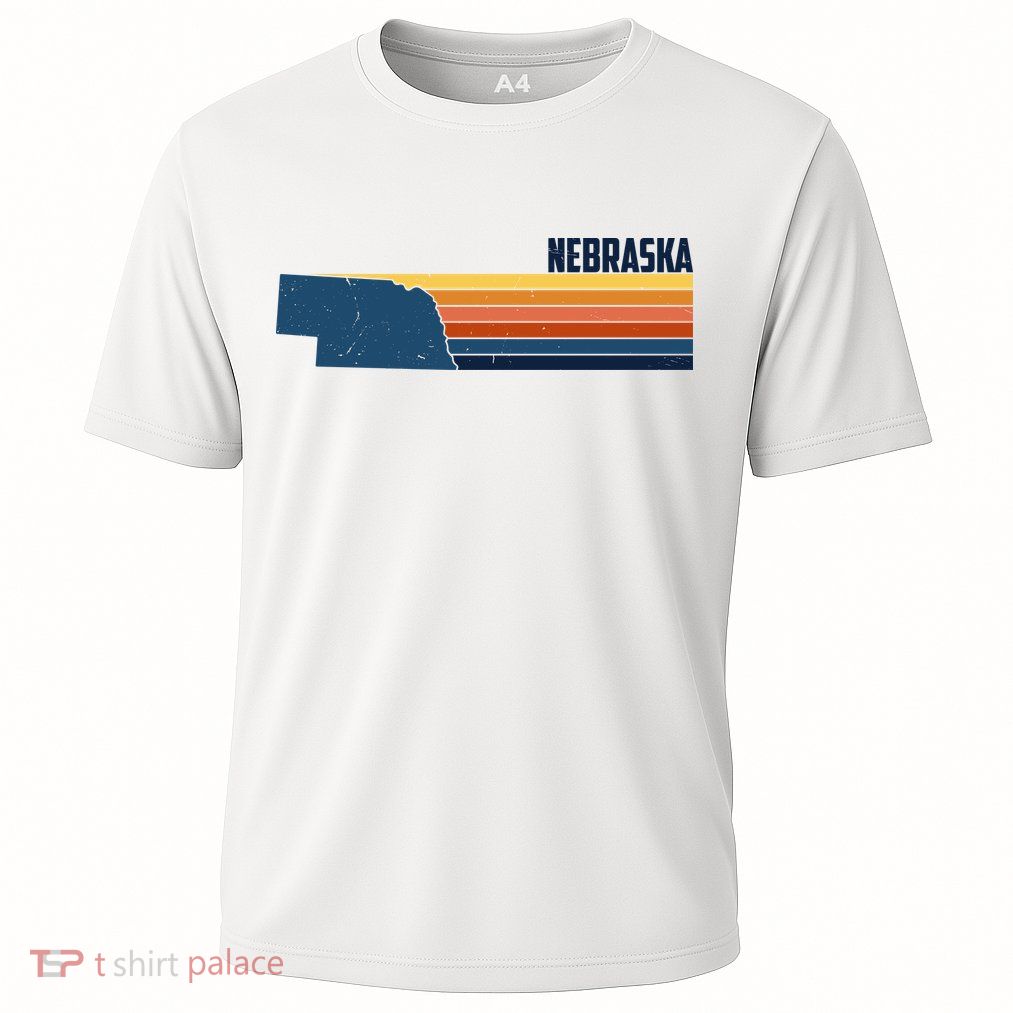 Nebraska Retro United States Performance Shirt