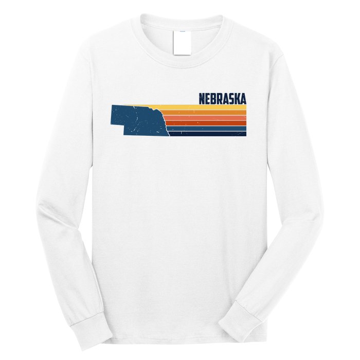 Nebraska Retro United States Long Sleeve Shirt