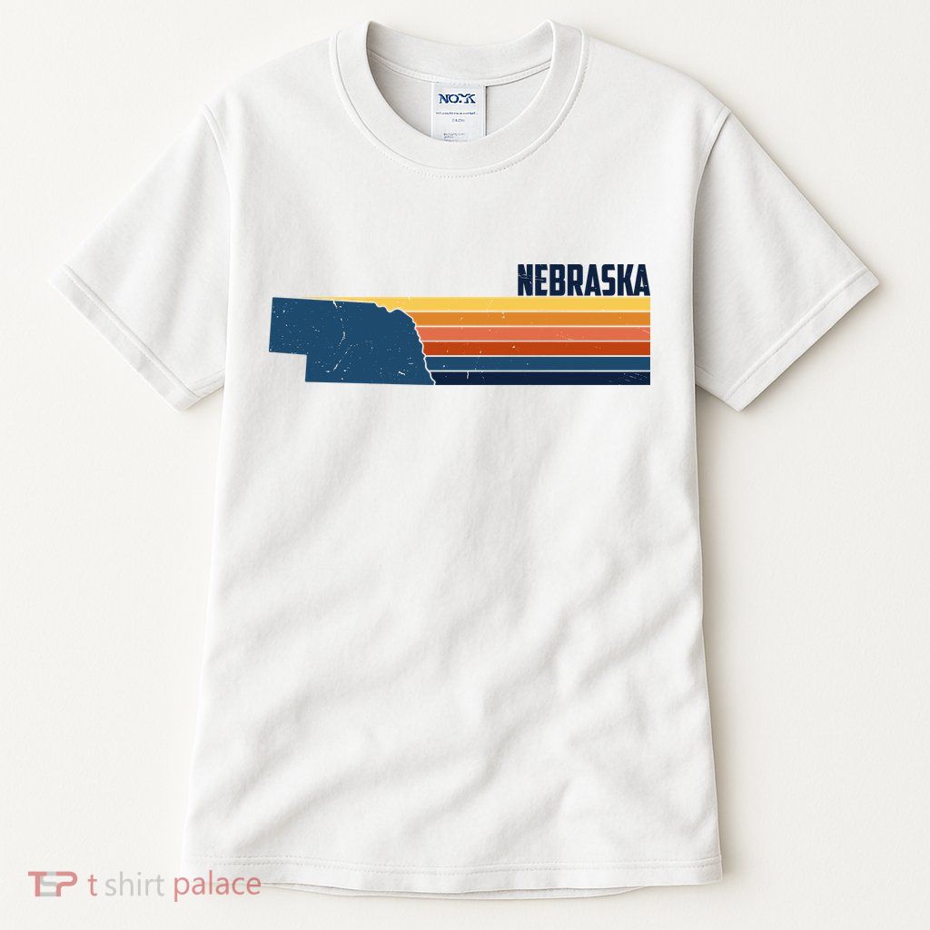 Nebraska Retro United States Tall T-Shirt
