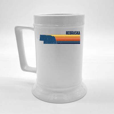 Nebraska Retro United States Beer Stein