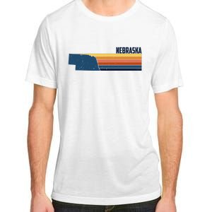 Nebraska Retro United States Adult ChromaSoft Performance T-Shirt