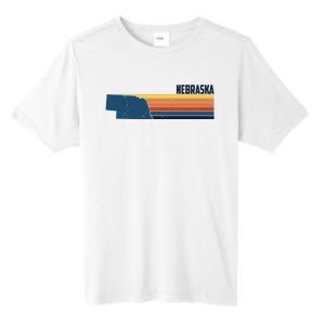 Nebraska Retro United States Tall Fusion ChromaSoft Performance T-Shirt