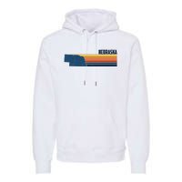 Nebraska Retro United States Premium Hoodie