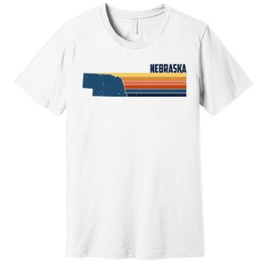 Nebraska Retro United States Premium T-Shirt