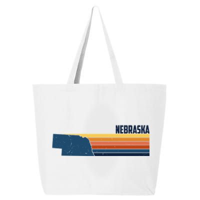 Nebraska Retro United States 25L Jumbo Tote