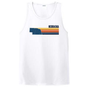 Nebraska Retro United States PosiCharge Competitor Tank