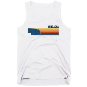 Nebraska Retro United States Tank Top