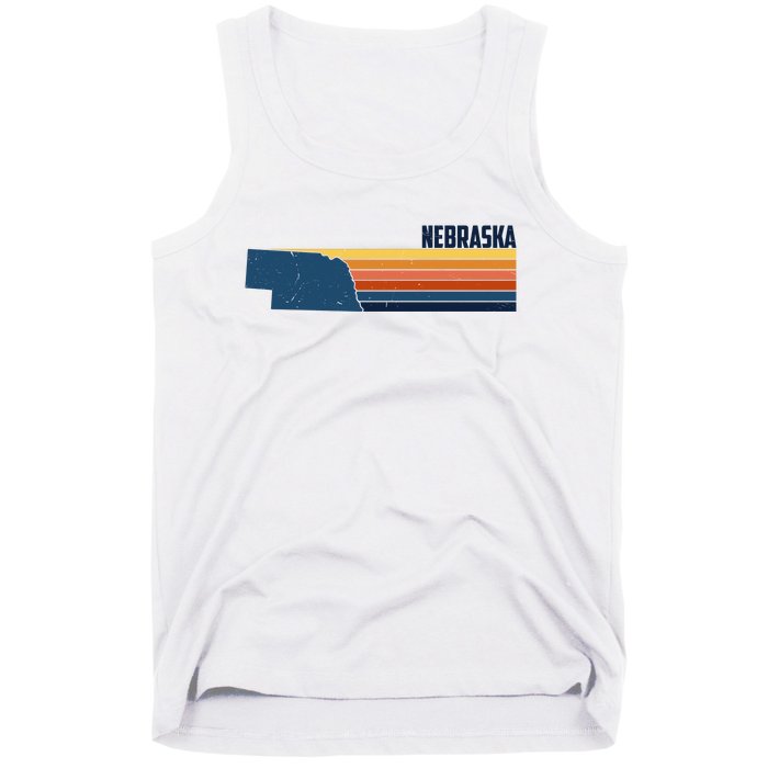 Nebraska Retro United States Tank Top